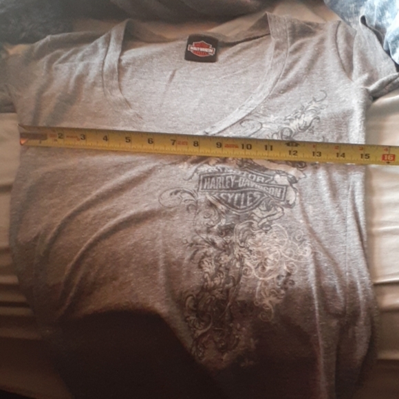 Wmns v neck harley tshirt - Picture 2 of 2